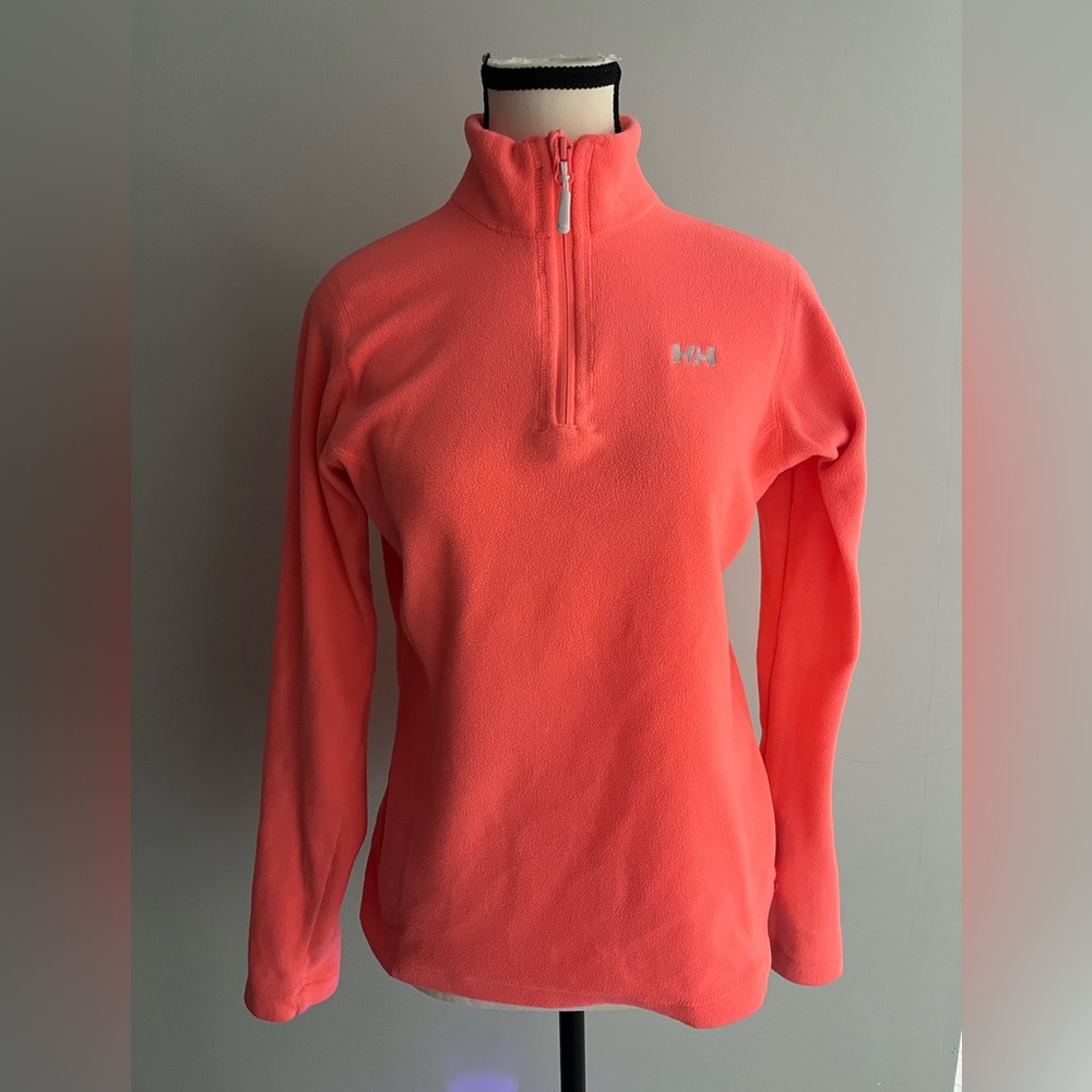 Helly Hansen Vibrant Coral Half-Zip PolarTec Fleece
